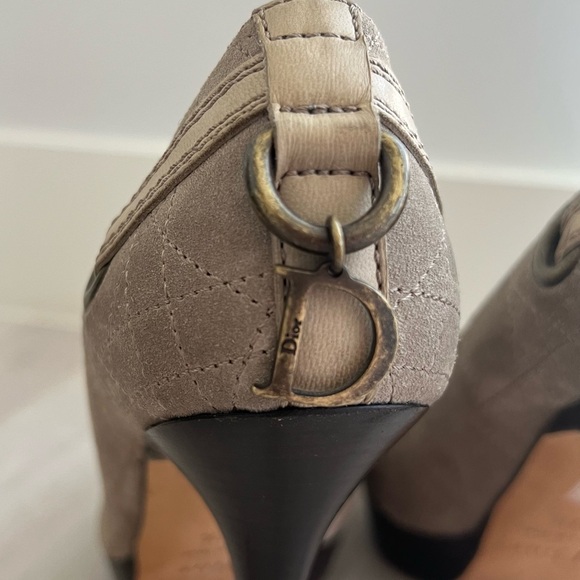 Dior grey suede pumps - Picture 4 of 7
